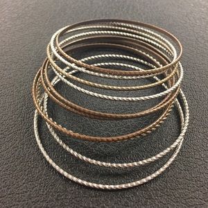 Multicolored Bangle Bracelets